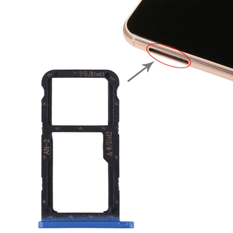 SIM Card Tray + SIM Card Tray / Micro SD Card for Huawei P20 Lite / Nova 3e, For Huawei Nova 3e, For Huawei P20 Lite / Nova 3e