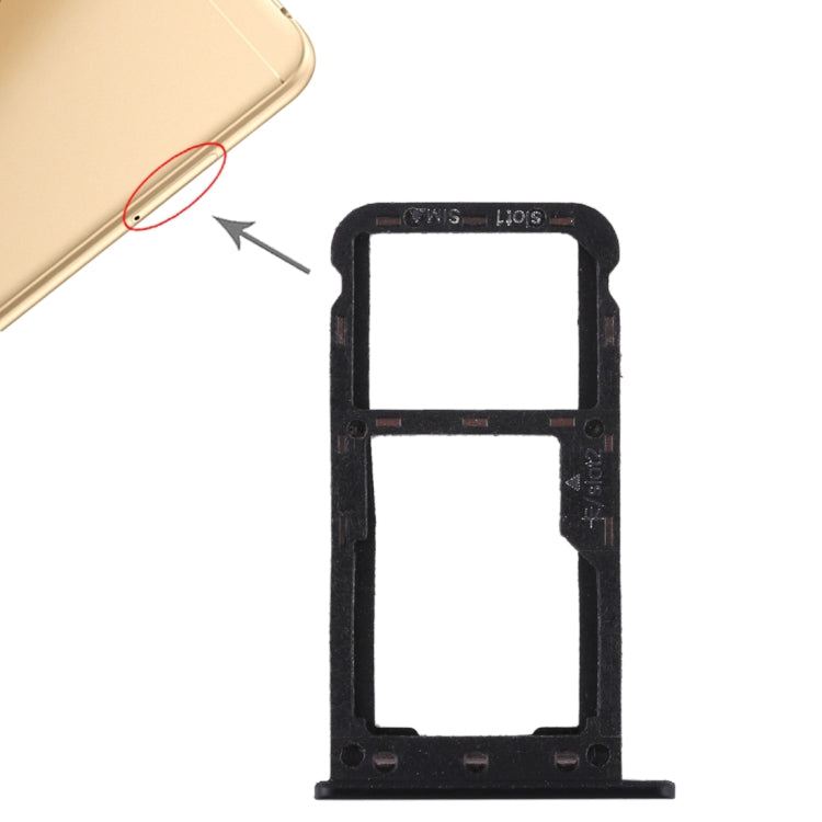 SIM Card Tray + SIM Card Tray / Micro SD Card for Huawei Enjoy 7, For Huawei Enjoy 7