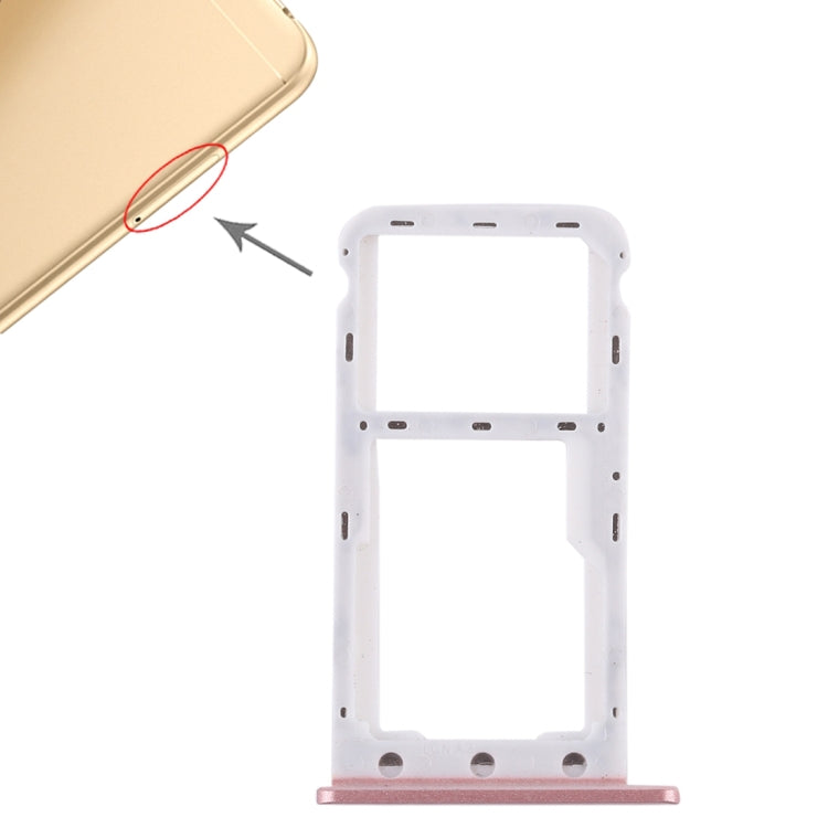 SIM Card Tray + SIM Card Tray / Micro SD Card for Huawei Enjoy 7, For Huawei Enjoy 7