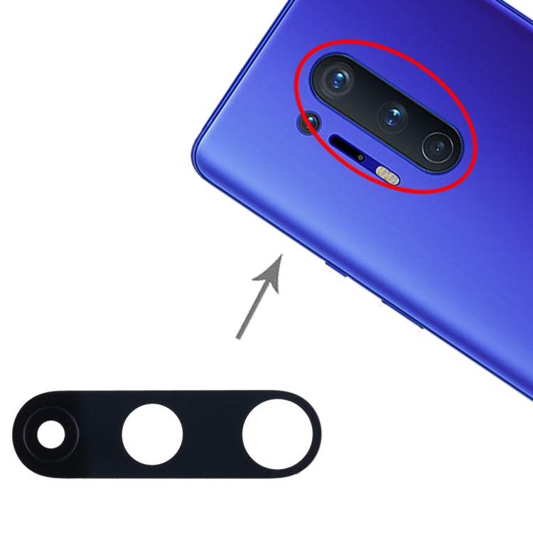 For OnePlus 8 Pro Original 10pcs Rear Camera Lens, For OnePlus 8 Pro