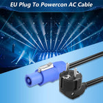 Cavo di alimentazione schuko a powercon tipo A 1,5 mm² 1m SP658