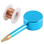 Set di scatole per cavi per salto di impronte digitali per scheda madre da 0,02 mm Set di penne per linee volanti Strumenti di riparazione per cavi per saldatura a punti per iPhone / Samsung / Huawei / Vivo / Xiaomi e altri smartphone, 0.02mm Fly Wire