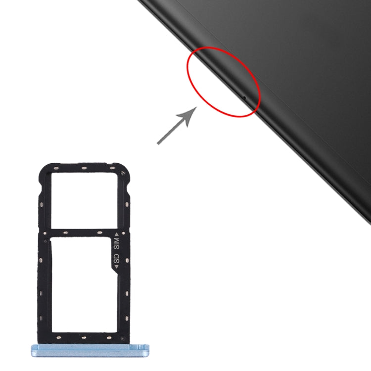 SIM Card Tray + Micro SD Card Tray for Huawei Honor Pad 5 10.1 AGS2-AL00HN, For Huawei Honor Pad 5 10.1