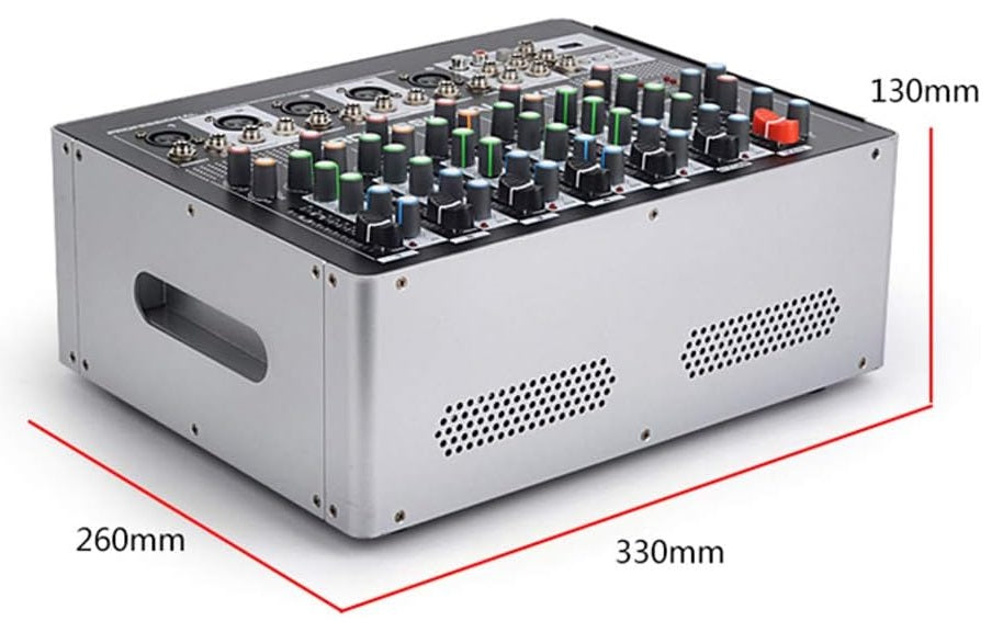 Mixer professionale 7 canali con Bluetooth e microfoni wireless U-730 SP6900