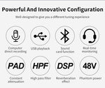 Mixer professionale 5 canali ingressi Bluetooth/USB/Stereo RCA con alimentazione phantom 48V F-5A SP695