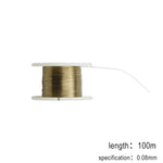 Linea di filo per taglio filo di molibdeno in acciaio legato kaisi da 0,08 mm, lunghezza: 100 m, Kaisi 0.08mm 100m