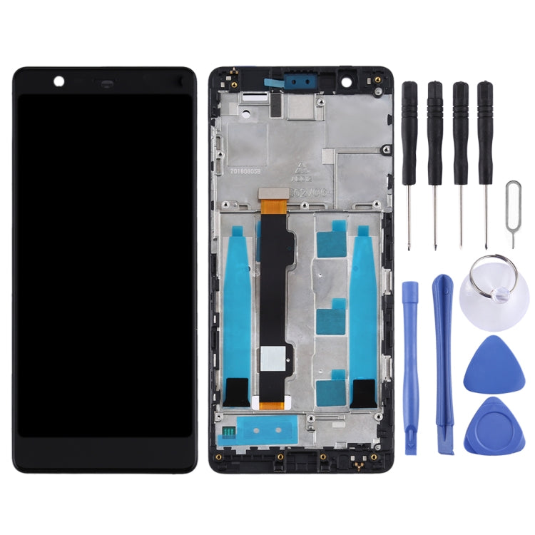 LCD Screen and Digitizer Full Assembly with Frame for Nokia 5.1 TA-1061 TA-1075 TA-1076 TA-1088 TA-1081, For Nokia 5.1