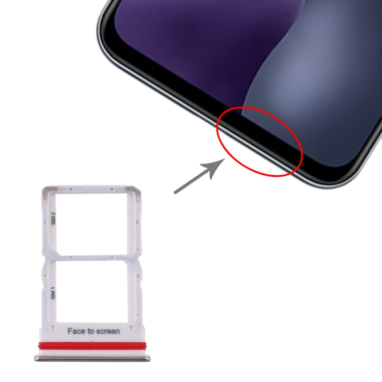 SIM Card Tray + SIM Card Tray for Xiaomi Mi 10 Lite 5G, For Xiaomi Mi 10 Lite 5G