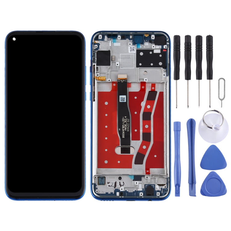 Schermo LCD e digitalizzatore assemblato completo con cornice per Huawei Nova 5i, For Huawei Nova 5i