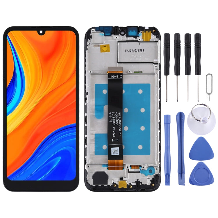 LCD Screen and Digitizer Complete Assembly with Frame for Huawei Y5 (2019), For Huawei Y5 (2019)