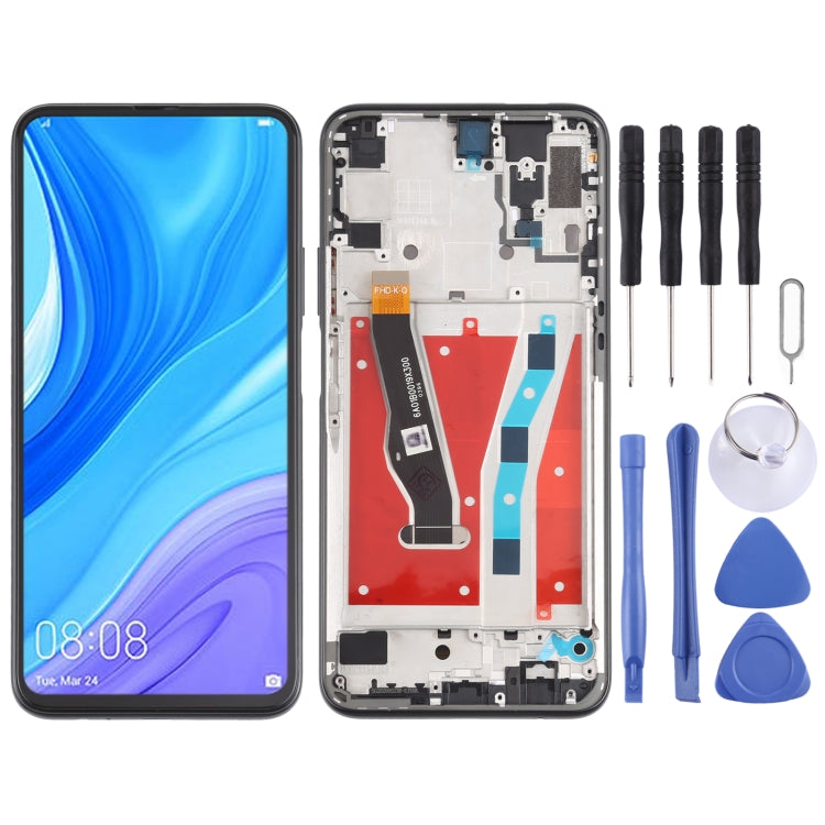 LCD Screen and Digitizer Full Assembly with Frame for Huawei P smart Pro 2019, For Huawei P smart Pro 2019