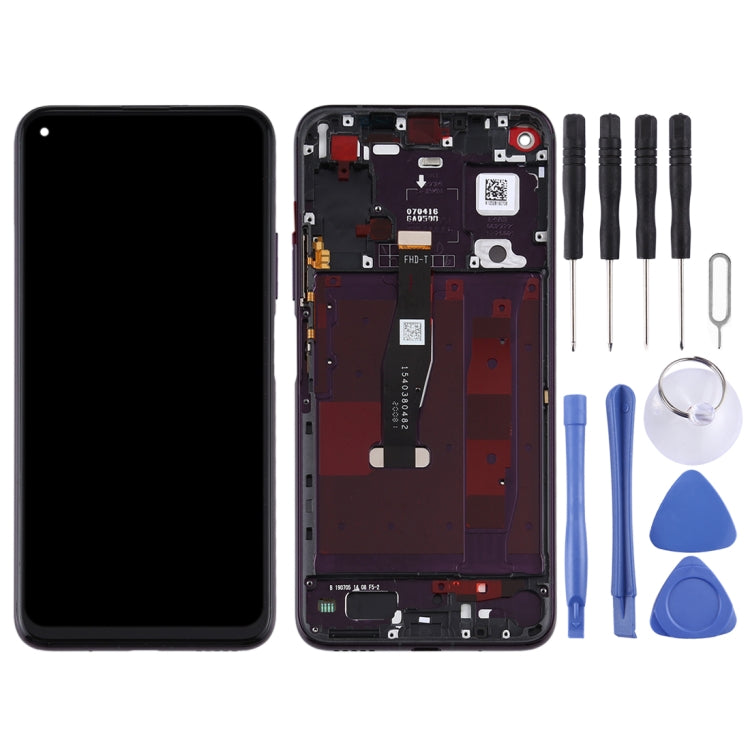 Schermo LCD e digitalizzatore assemblaggio completo con cornice per Huawei Honor 20 Pro, For Huawei Honor 20 Pro