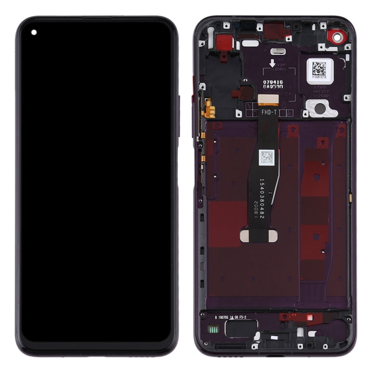 Schermo LCD e digitalizzatore assemblaggio completo con cornice per Huawei Honor 20 Pro, For Huawei Honor 20 Pro