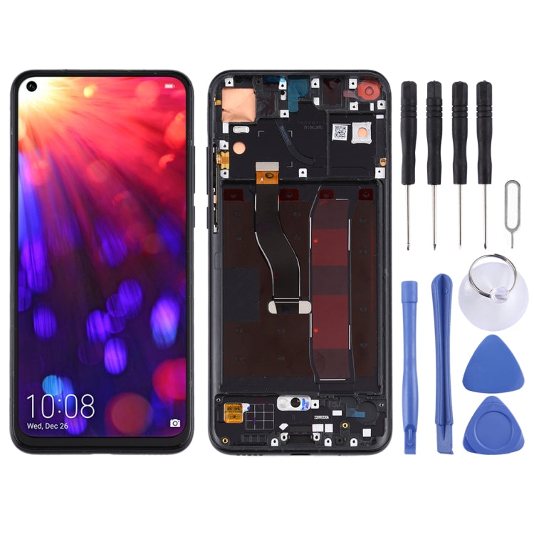 LCD Screen and Digitizer Full Assembly with Frame for Huawei Honor View 20, For Huawei Honor View 20