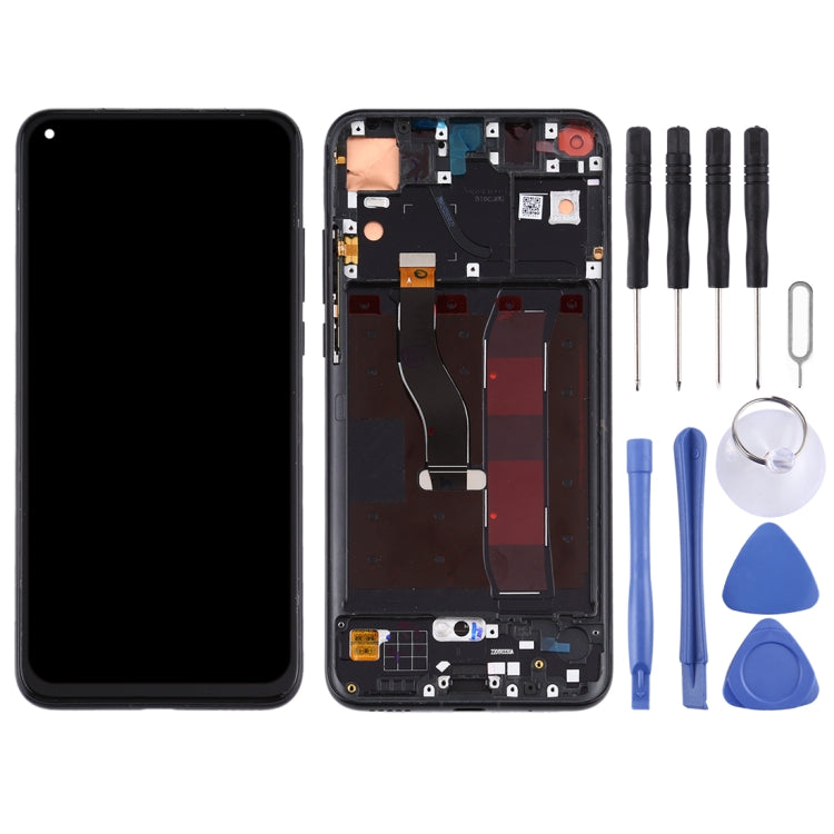 LCD Screen and Digitizer Full Assembly with Frame for Huawei Honor View 20, For Huawei Honor View 20