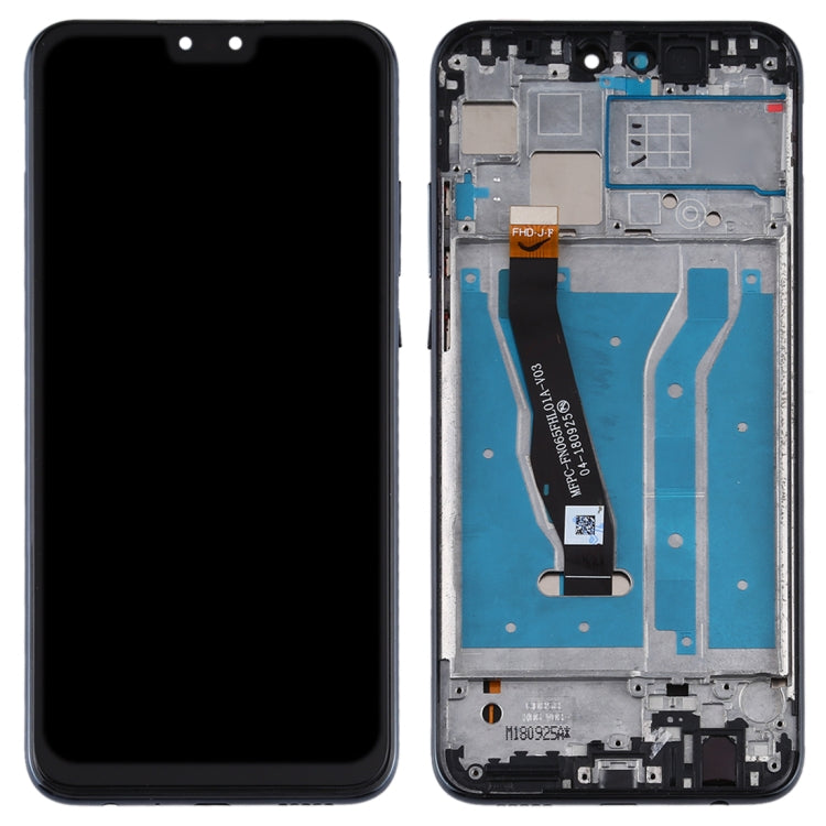 Schermo LCD e digitalizzatore assemblato completo con cornice per Huawei Y9 (2019), For Huawei Y9 (2019)