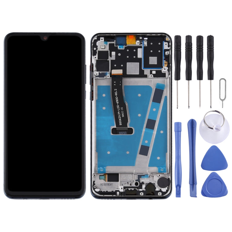 LCD Screen and Digitizer Full Assembly with Frame for Huawei P30 Lite (4G RAM / Standard Version), For Huawei P30 Lite(Standard Version)