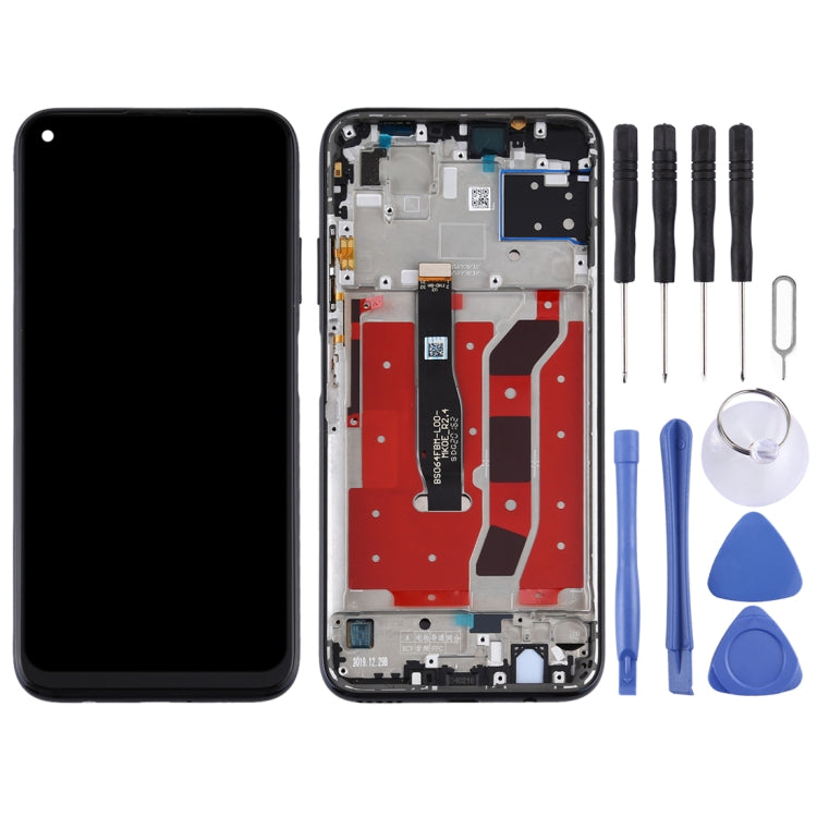 LCD Screen and Digitizer Full Assembly with Frame for Huawei Nova 6 SE, For Huawei Nova 6 SE