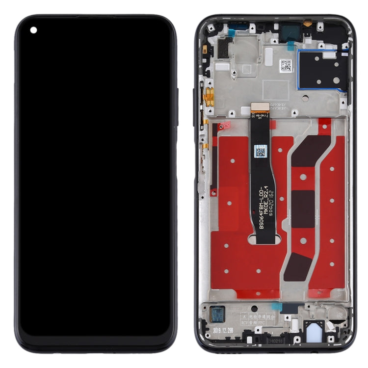 LCD Screen and Digitizer Full Assembly with Frame for Huawei Nova 6 SE, For Huawei Nova 6 SE