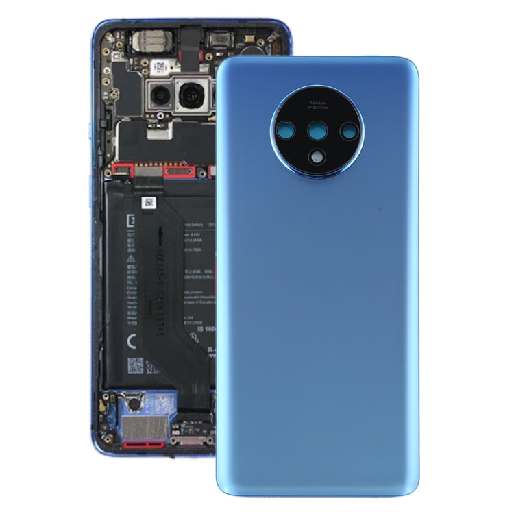 Per OnePlus 7T Cover posteriore batteria originale con copriobiettivo fotocamera, For OnePlus 7T(Original)