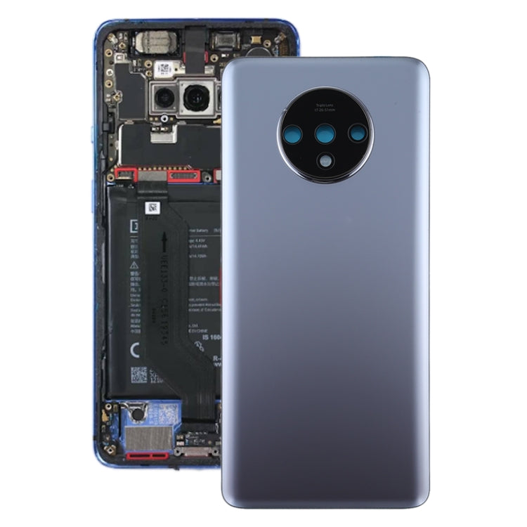 Per OnePlus 7T Cover posteriore batteria originale con copriobiettivo fotocamera, For OnePlus 7T(Original)