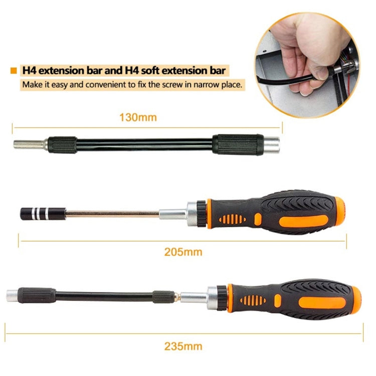 JAKEMY JM-6113 73 in 1 Household Hardware Screwdriver Repair Tool Set, JM-6113