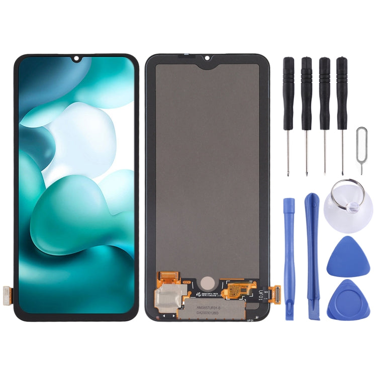 Schermo LCD originale in materiale AMOLED e digitalizzatore assemblaggio completo per Xiaomi Mi 10 Lite 5G, For Xiaomi Mi 10 Lite 5G(Original)