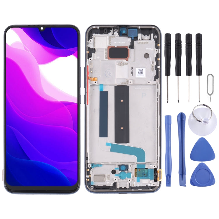 Schermo LCD originale in materiale AMOLED e digitalizzatore assemblaggio completo con cornice per Xiaomi Mi 10 Lite 5G, For Xiaomi Mi 10 Lite 5G(Original ), For Xiaomi Mi 10 Lite 5G(Original)