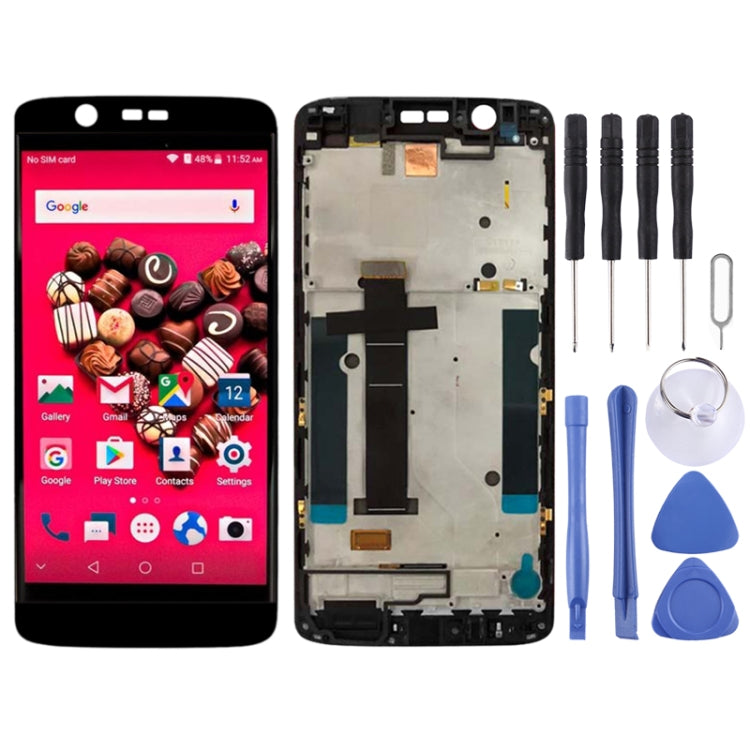 LCD Screen and Digitizer Full Assembly with Frame for ZTE Axon 7 Mini / B2017 / B2017G, For ZTE Axon 7 Mini