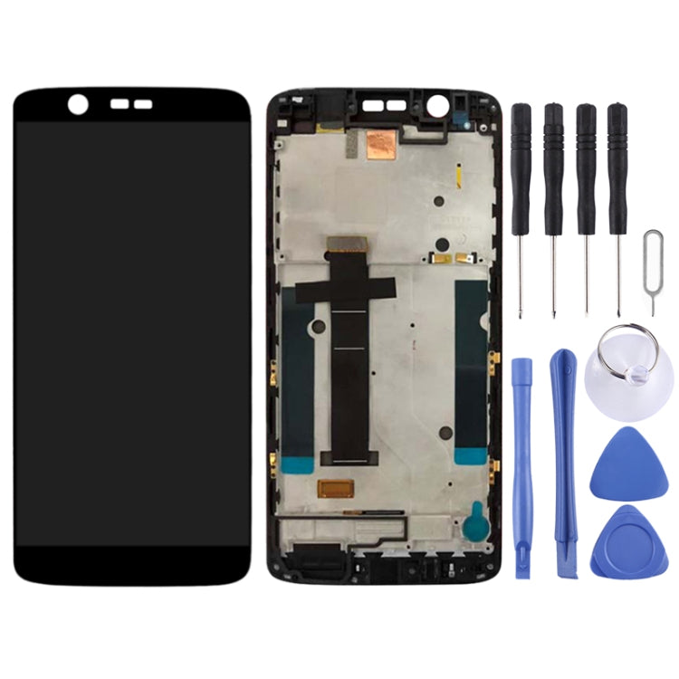 Schermo LCD e digitalizzatore assemblaggio completo con cornice per ZTE Axon 7 Mini / B2017 / B2017G, For ZTE Axon 7 Mini