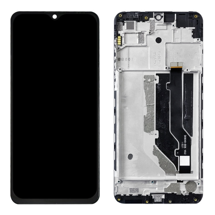 LCD Screen and Digitizer Complete Assembly with Frame for ZTE Blade 20 Smart / V1050, For ZTE Blade 20 Smart