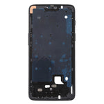 For OnePlus 6 Front Housing LCD Bezel Frame with Side Keys, For OnePlus 6 (Jet Black)