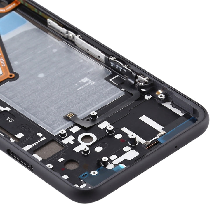 Schermo LCD e digitalizzatore assemblato completo con cornice per Google Pixel 4XL, For Google Pixel 4XL(with Frame)