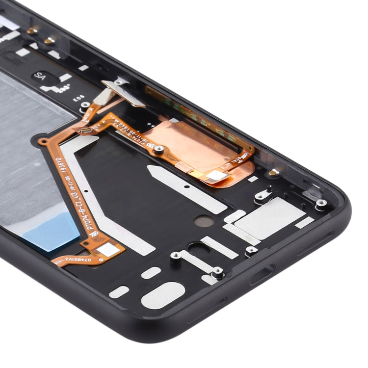 Schermo LCD e digitalizzatore assemblato completo con cornice per Google Pixel 4XL, For Google Pixel 4XL(with Frame)