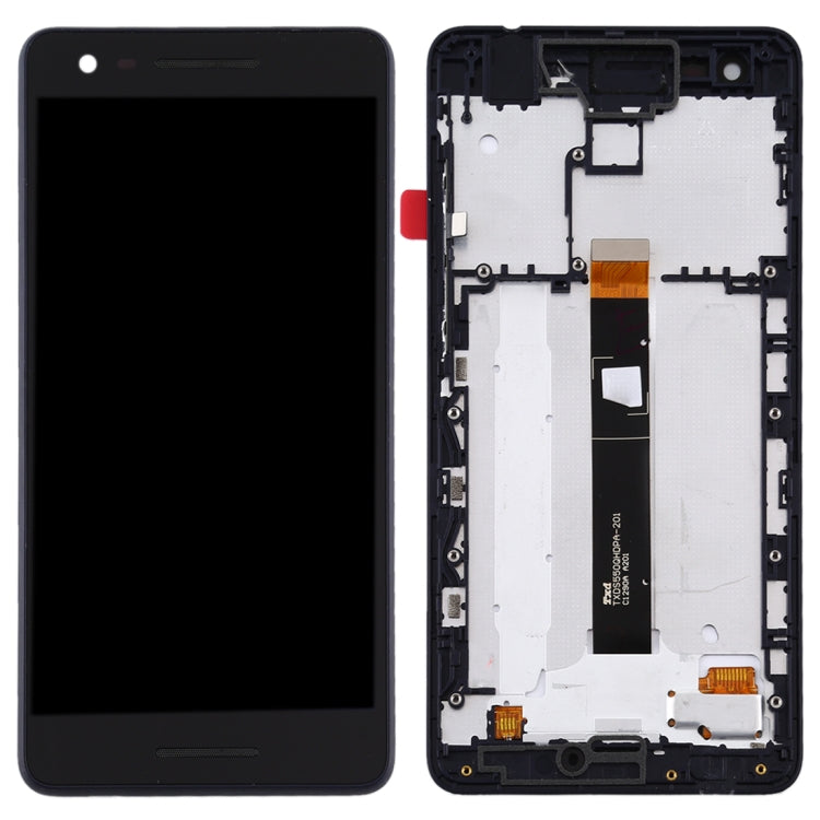 LCD Screen and Digitizer Complete Assembly with Frame for Nokia 2.1, For Nokia 2.1