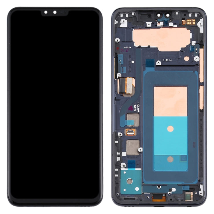 Schermo LCD e digitalizzatore assemblato completo con cornice per LG V40 ThinQ, For LG V40 ThinQ