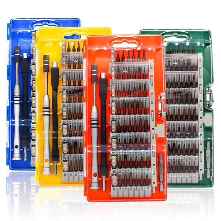 Kit di strumenti di riparazione punte per cacciavite di precisione in acciaio per utensili S2 60 in 1, 60 in 1 (Orange), 60 in 1 (Green), 60 in 1 (Blue), 60 in 1 (Yellow)