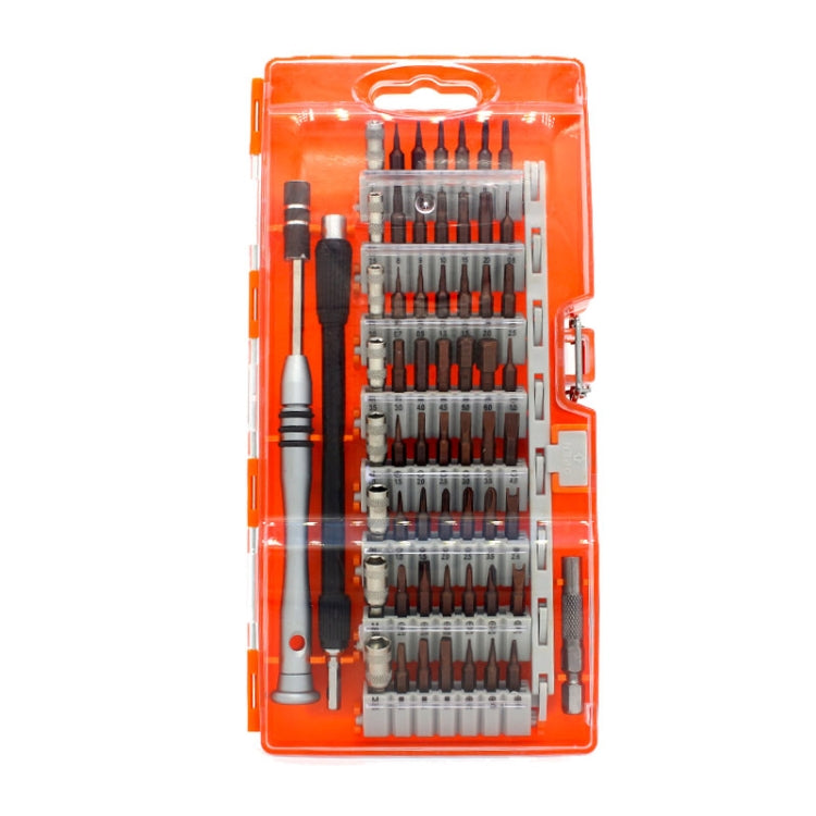 Kit di strumenti di riparazione punte per cacciavite di precisione in acciaio per utensili S2 60 in 1, 60 in 1 (Orange), 60 in 1 (Green), 60 in 1 (Blue), 60 in 1 (Yellow)