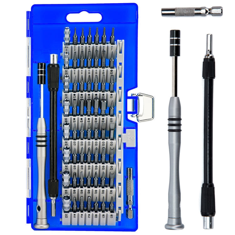 60 in 1 S2 Tool Steel Precision Screwdriver Bits Repair Tool Kit, 60 in 1 (Orange), 60 in 1 (Green), 60 in 1 (Blue), 60 in 1 (Yellow)