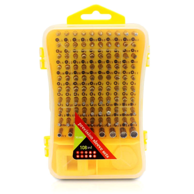 108 in 1 S2 Tool Steel Precision Screwdriver Bit Repair Tool Kit