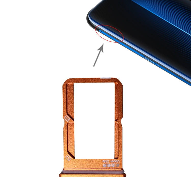 For Vivo iQOO SIM Card Tray + SIM Card Tray, For Vivo iQOO, For Vivo iQOO (Orange)