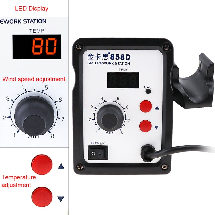 Stazione saldatura ad aria calda Kaisi K-858D EU Plug