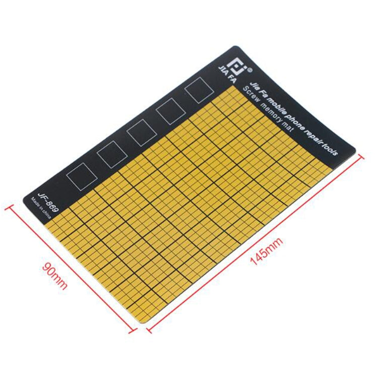 JF-869 Universal Magnetic Screw Mat for Phone Repair, Size: 14.5x9cm, JF-869