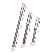 Giunto a rotazione rapida con manicotto per asta di prolunga per trapano a pistola, ad alto magnetismo, 3 in 1 1/4, lunghezza: 75/100/150 mm, 75/100/150mm Joint