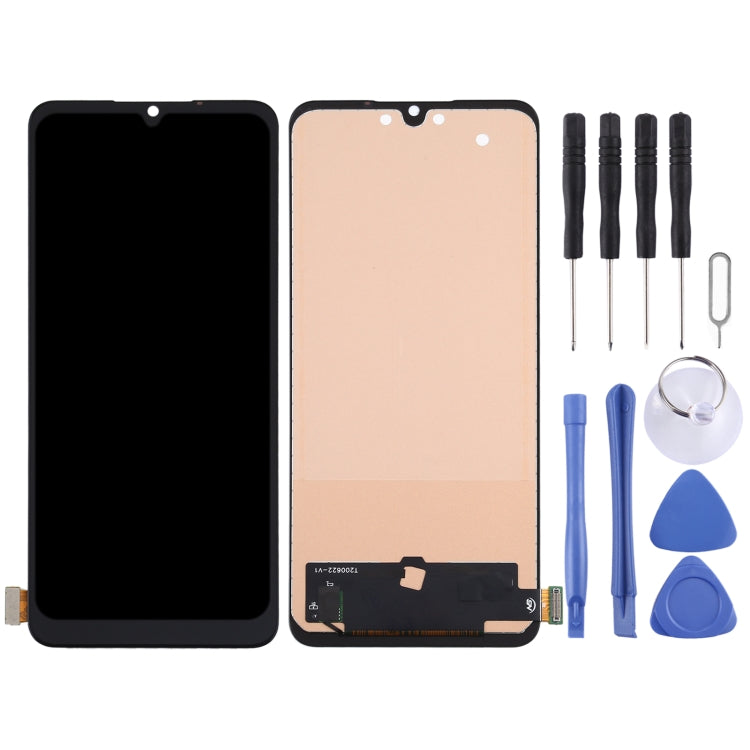 Schermo LCD in materiale TFT e digitalizzatore assemblaggio completo per OPPO Reno3 / A91 / F15 / F17, non supporta l'identificazione delle impronte digitali, For OPPO Reno3 / A91(TFT)