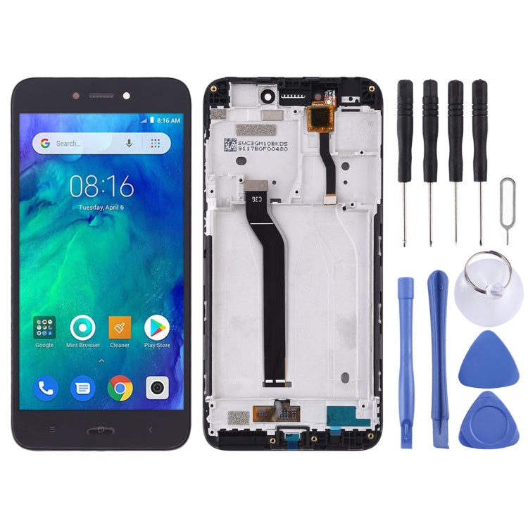 Schermo LCD e digitalizzatore assemblaggio completo con cornice per Xiaomi Redmi Go, For Xiaomi Redmi Go