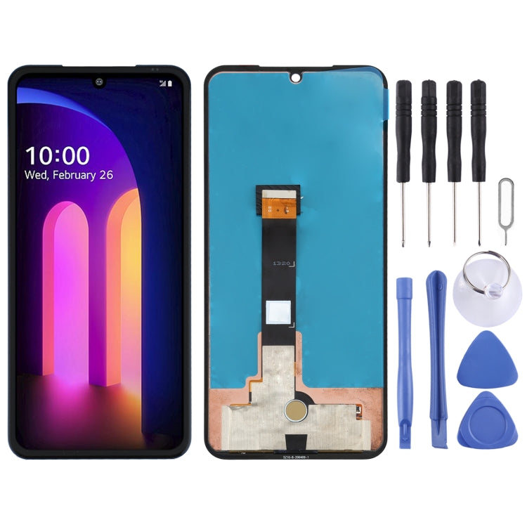 LCD Screen and Digitizer Full Assembly for LG V60 ThinQ 5G, For LG V60 ThinQ 5G