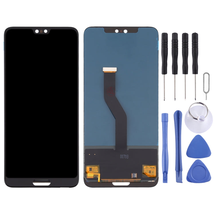 Schermo LCD in materiale TFT e digitalizzatore assemblaggio completo per Huawei P20 Pro, For Huawei P20 Pro(TFT Material)