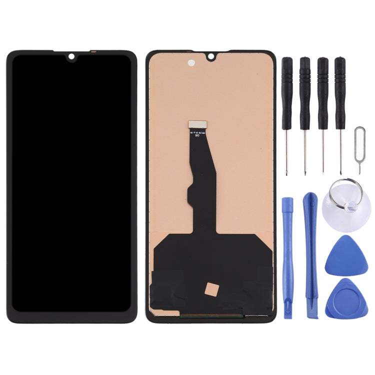 Schermo LCD in materiale TFT e digitalizzatore assemblaggio completo (non supporta l'identificazione delle impronte digitali) per Huawei P30, For Huawei P30(TFT Material)