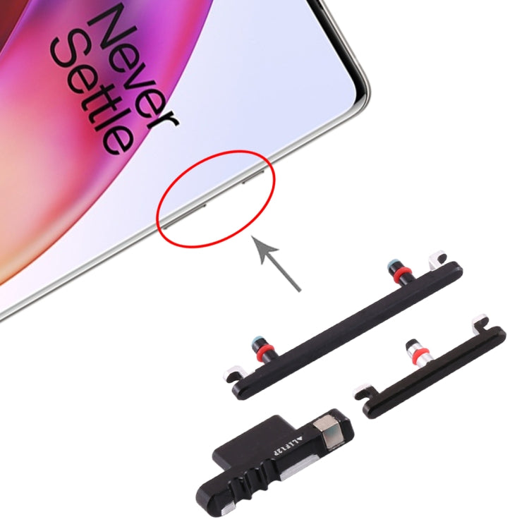 For OnePlus 8 Power Button &amp; Volume Control Button, For OnePlus 8, For OnePlus 8(Silver)